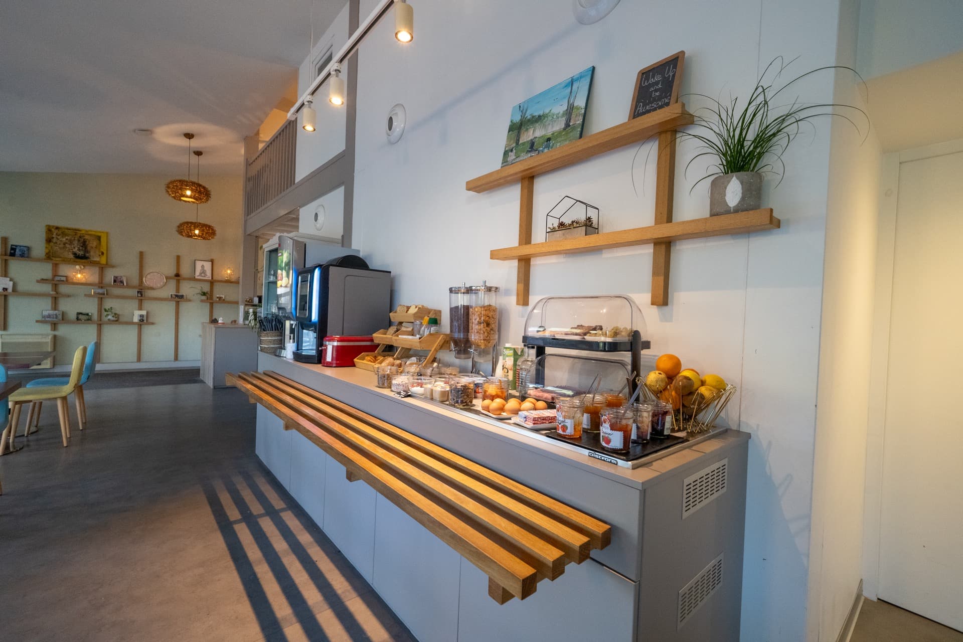 Petit déjeuner au HALT HOTEL
