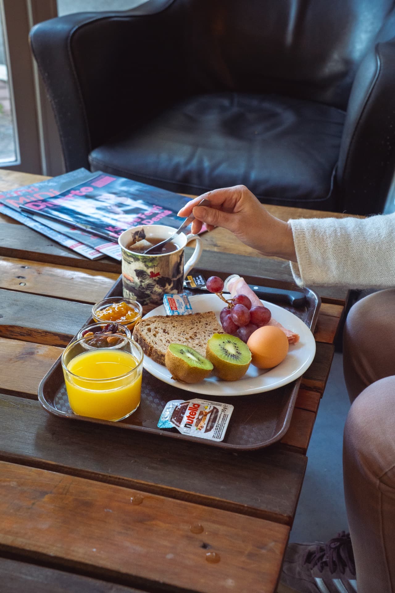 Salle du petit déjeuner