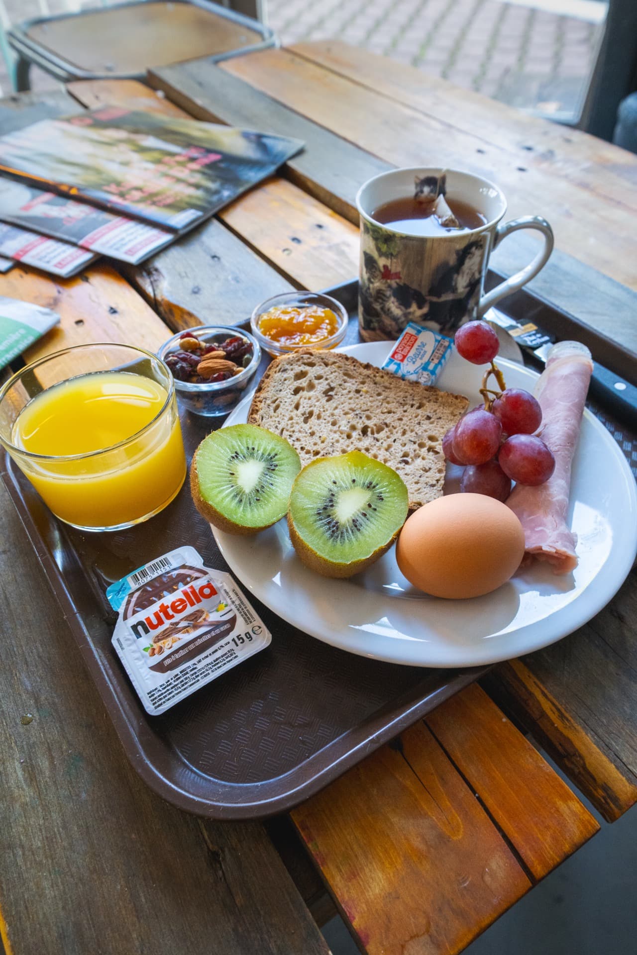 Produits frais du petit déjeuner